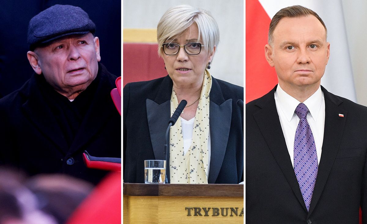Jarosław Kaczyński liczy, że Julia Przyłębska szybko zajmie się wnioskiem Andrzeja Dudy