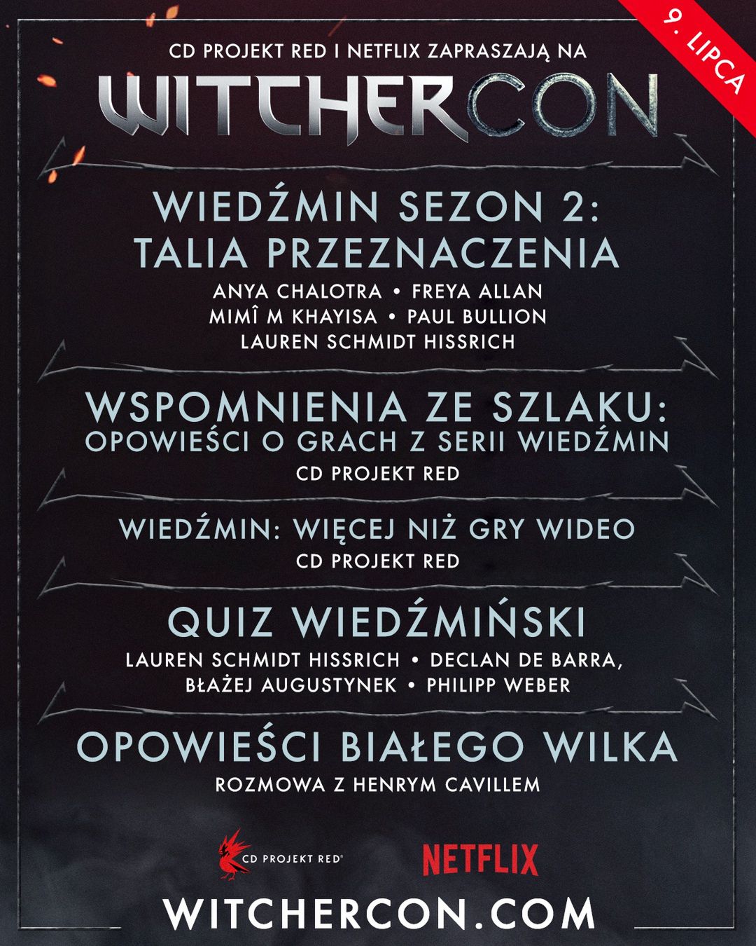 WitcherCon. Plan wydarzenia