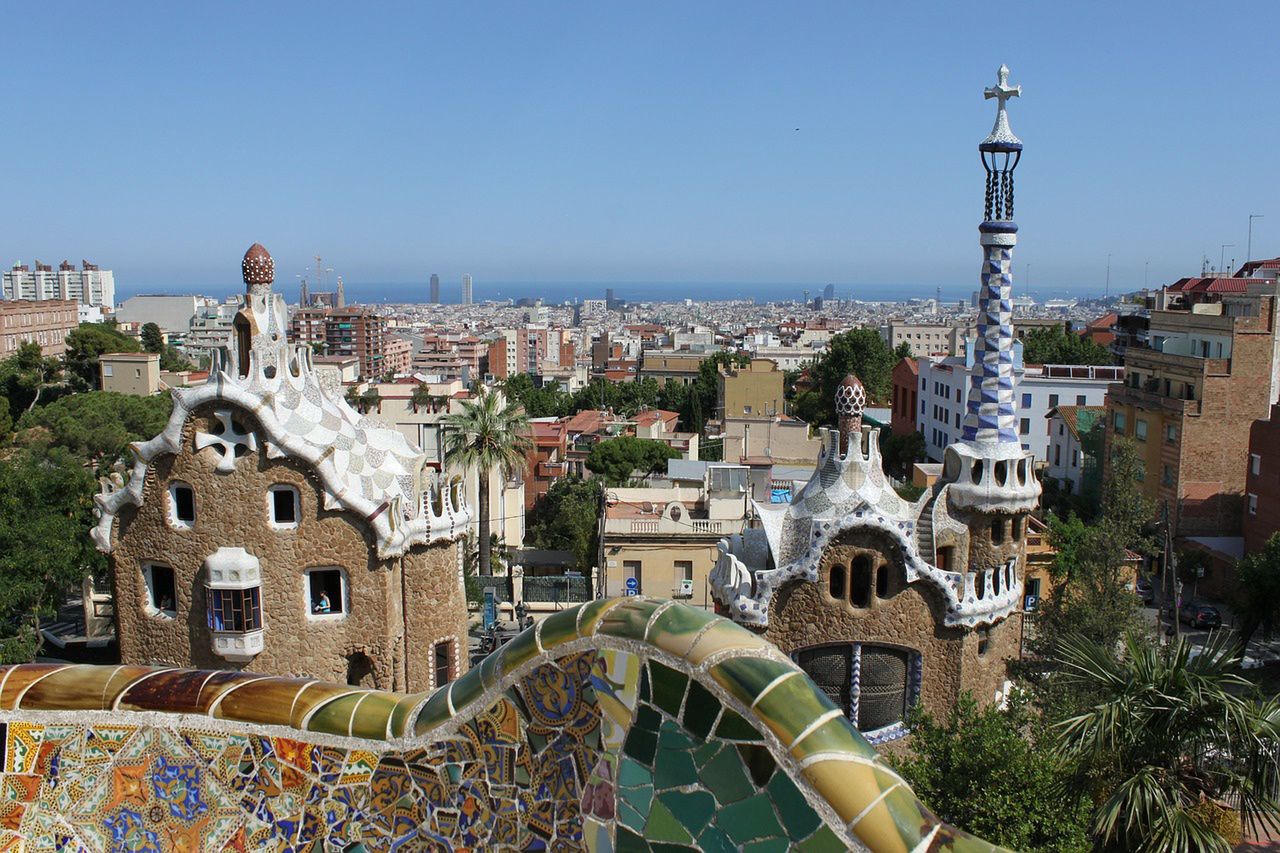 Park Guell w Barcelonie.