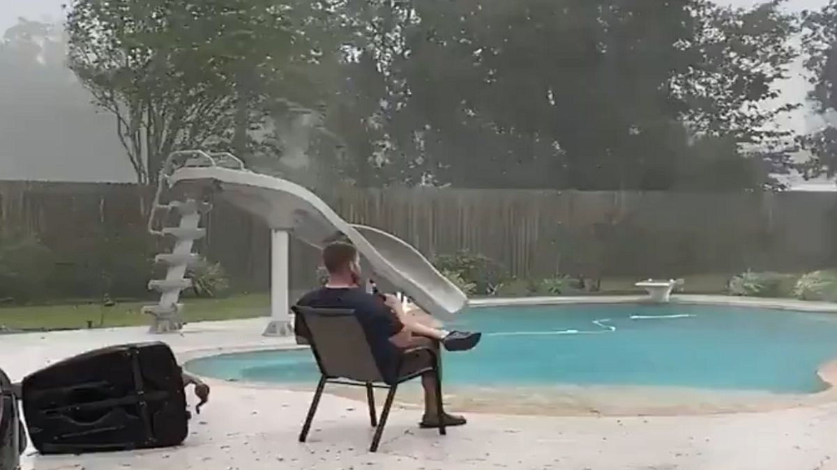 mezczyzna huragan piwo