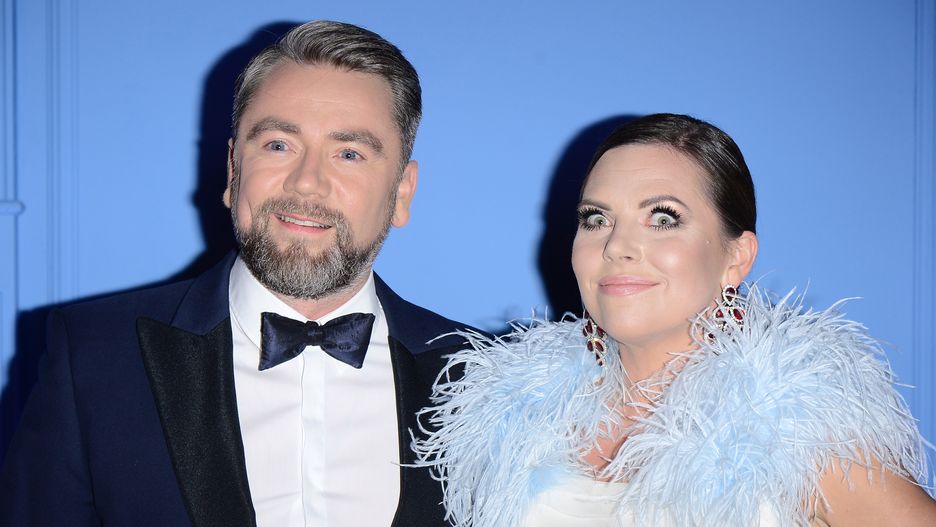Kuba Badach z żoną Aleksandrą Kwaśniewską