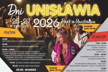 Dni Unisławia z udziałem gwiazd - będą koncerty, potańcówki i imprezy sportowe