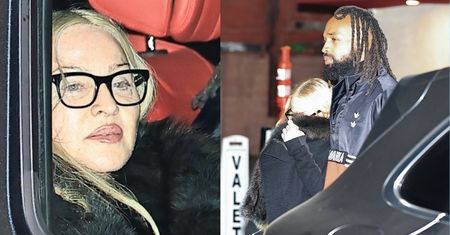 Madonna w towarzystwie 38 lat młodszego ukochanego zasłania NIEWYRETUSZOWANE LICO przed paparazzi (ZDJĘCIA)