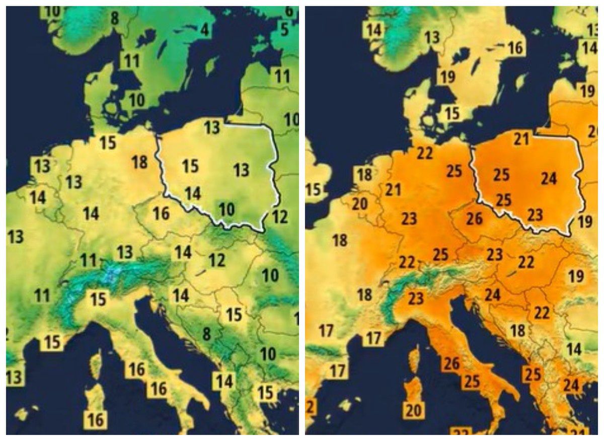 Prognoza IMGW - już w środę wysokie temperatury w Polsce