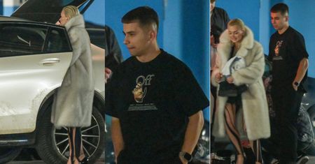 Odziana w futro Wersow pakuje się po evencie do UMORUSANEGO mercedesa. Obok Friz w koszulce za 1,5 TYSIĄCA złotych (ZDJĘCIA)