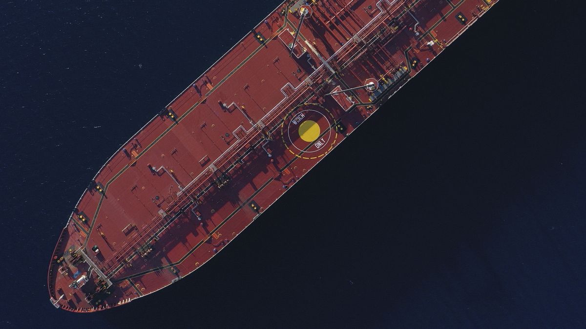 The Belize-flagged crude oil tanker Raptor is moored off the coast of the Mediterranean port of Limassol. Cyprus, Monday, March 11, 2024. The Cyprus Chamber of Shipping (CSC) has condemned the Houthi missile attack on the commercial vessel True Confidence, which killed three crew members and injured at least four others. States and the international legal community must immediately take all necessary measures to ensure the safety of merchant ships sailing in the area and their personnel, the chamber stressed. (Photo by Danil Shamkin/NurPhoto via Getty Images)