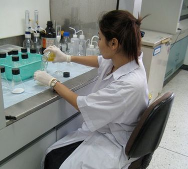 Praca w laboratorium 