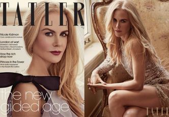 Kusząca Nicole Kidman na okładce "Tatler"