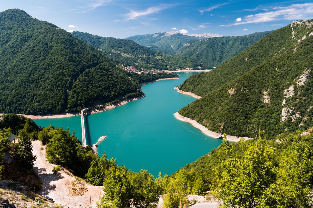 Ze szczytów gór najlepiej widać ogrom "dzikich terenów" w Czarnogórze