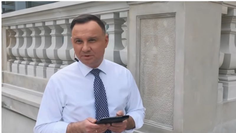 Andrzej Duda spróbował swoich sił jako raper