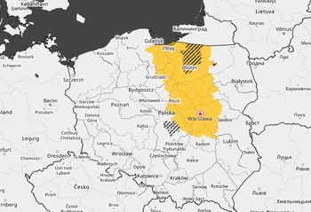 Burze nadciągają nad region. Porywy wiatru do 65 km/h
