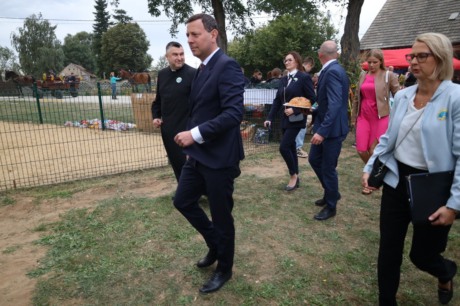 Dożynki były doskonałą okazją do podziękowania za wspólnie zebrane plony