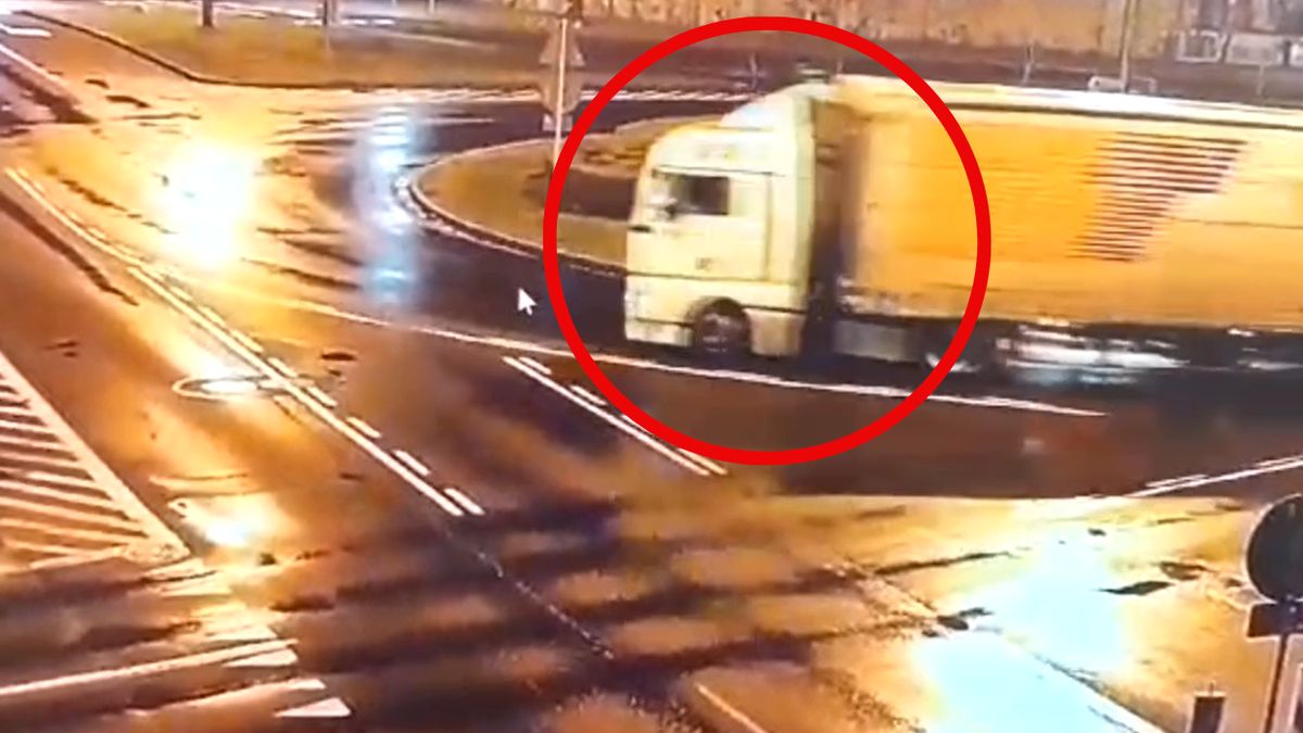 Kierowca jechał pod prąd