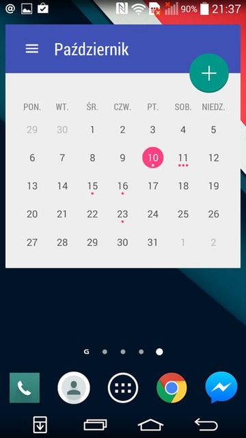 Month: Calendar Widget