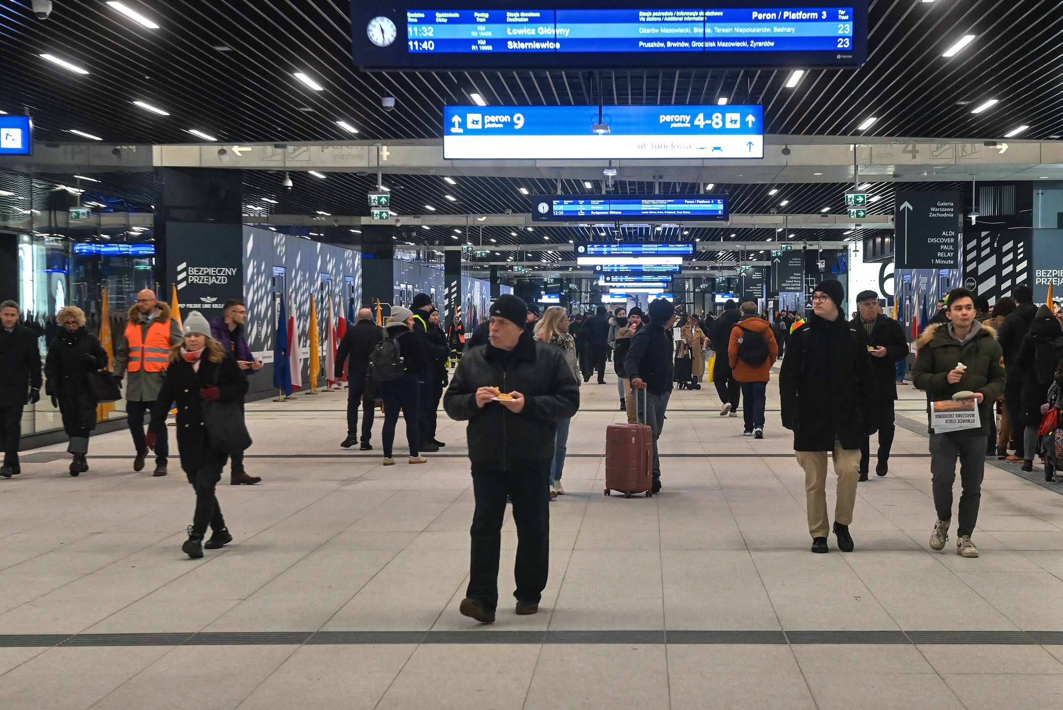 Dworzec ZachodniPiotr Nowakbudowa, dworzec zachodni, kolej koleje, kolejowa, kolejowy, przebudowa, remont, stacja, transport publiczny, tunel, wyremontowany, zachodnia