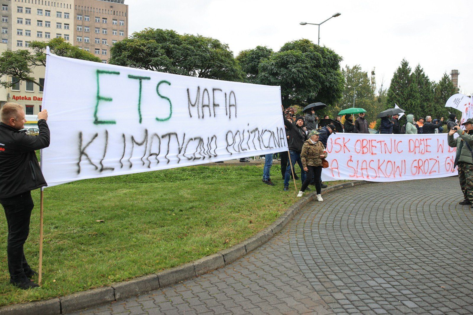Protest w Jastrzębiu
