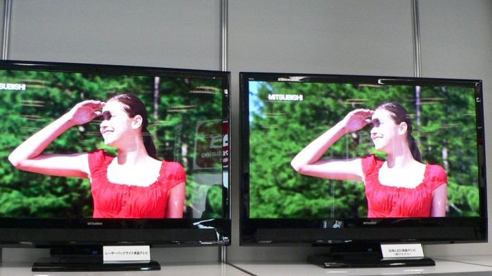 Mitsubishi LCD z laserami 1