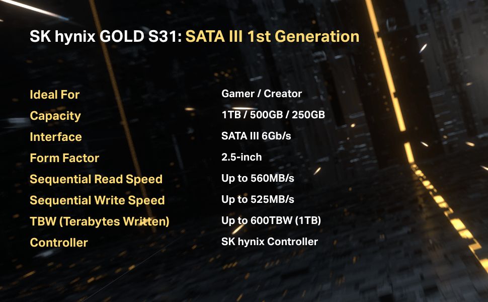 SK Hynix Gold S31 SSD, fot. Materiały prasowe