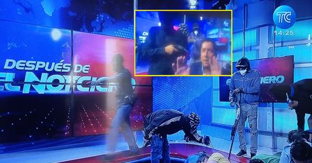 Przerwali program na żywo. Dramatyczne sceny w Ekwadorze