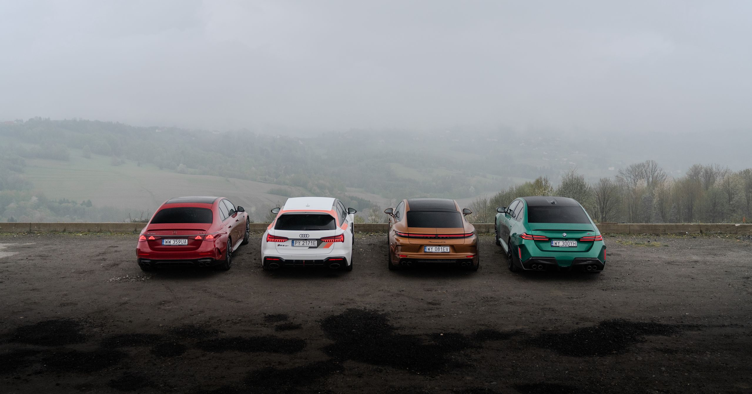 Audi RS 6 Avant GT, BMW M5, Mercedes-AMG E 53, Porsche Panamera