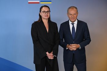 Przyjechała za Zełenskiego. Premier Ukrainy zabrała głos w Gdańsku