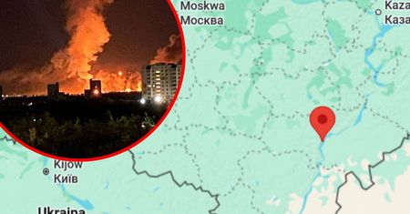 Nocny atak na Saratow. W ogniu rosyjska rafineria
