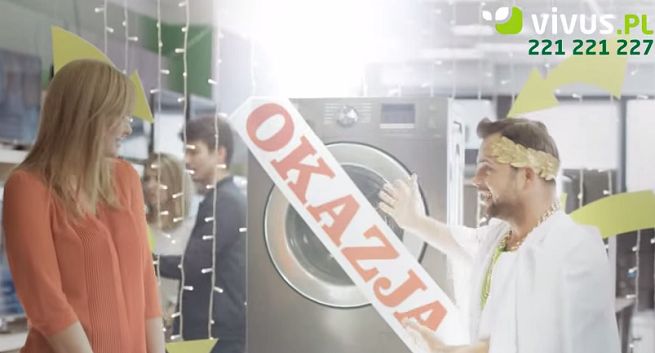 Grecki bóg okazji reklamuje Vivus.pl (wideo)