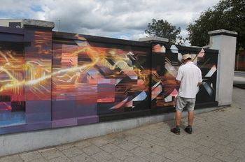 Szczecin: Nowy mural ozdobą Pogodna. Street art powstał na zamówienie policji