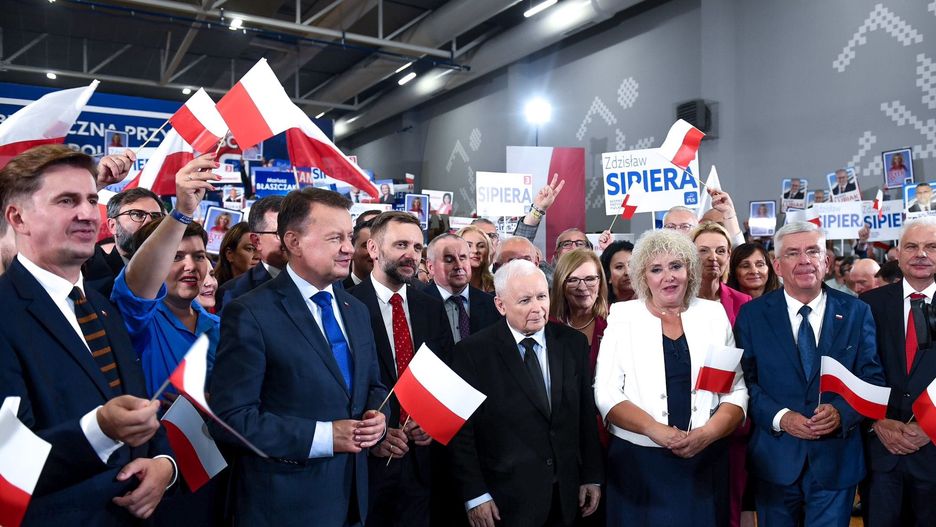Konwencja PiS w Pruszkowie. Tak prezentowano prezesa Kaczyńskiego do kamer w internetowej relacji