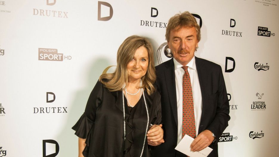 Zbigniew Boniek z żoną Wiesławą