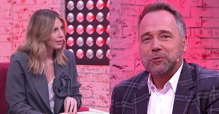 Łukasz Nowicki zaliczył WPADKĘ w "Pytaniu na Śniadanie"! Aleksandra Grysz nie miała dla niego litości...