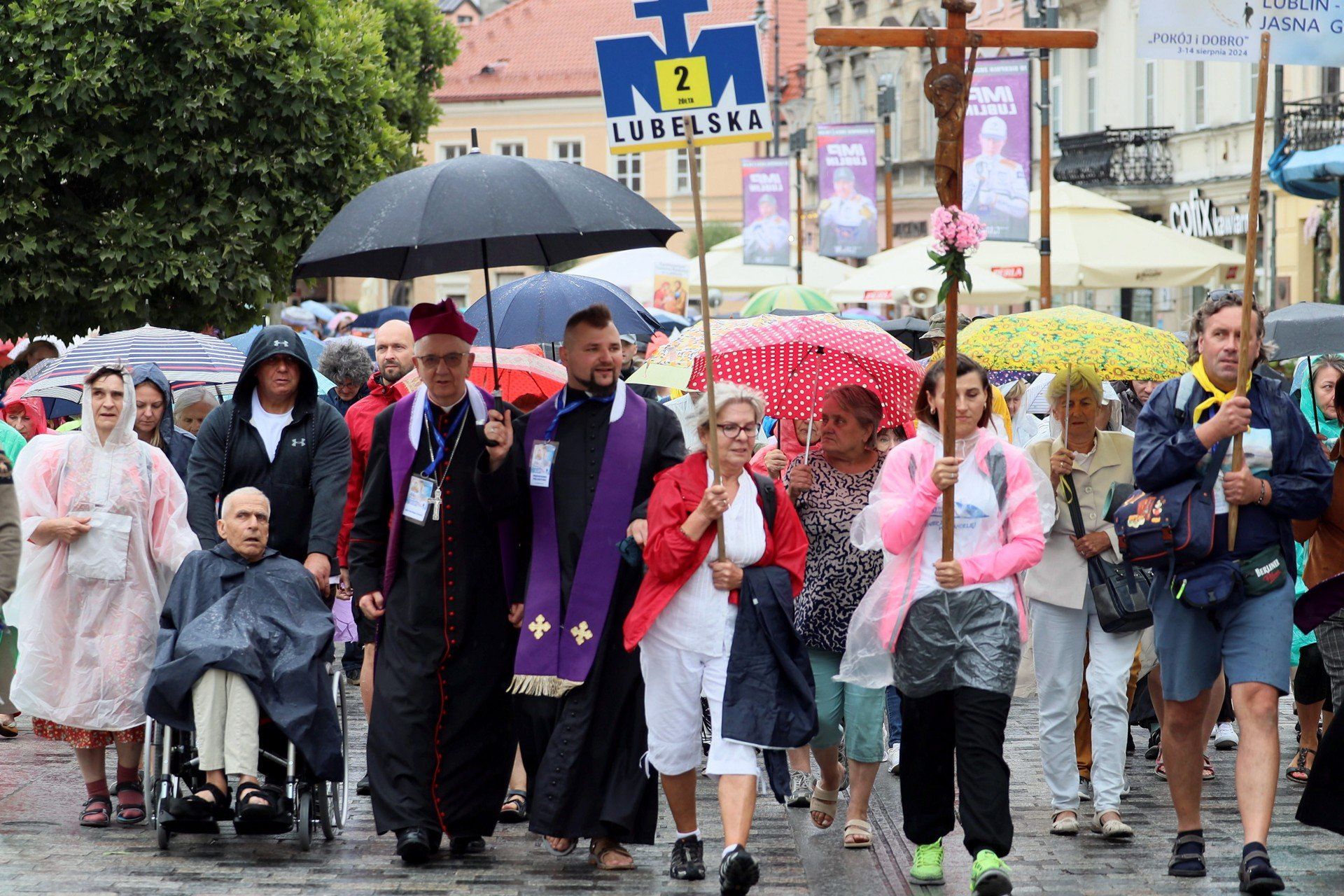 03.08.2024 LUBLIN RUSZYLA 46. PIELGRZYMKA NA JASNA GORE PIELGRZYMKA JASNA GORA PIELGRZYM PIELGRZYMI WIARA FOT. MALGORZATA GENCA / POLSKA PRESS