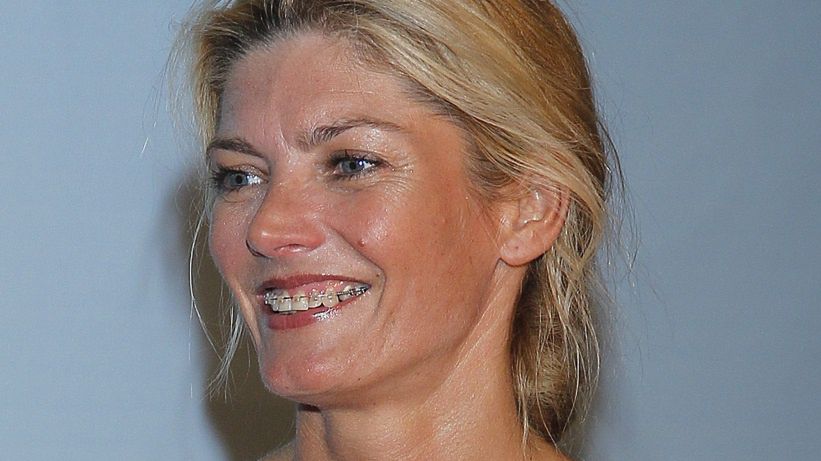 Małgorzata Lewińska na ściance