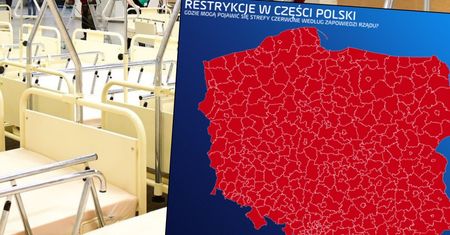 Nowa mapa restrykcji namiesza. Polska wielką "czerwoną strefą"