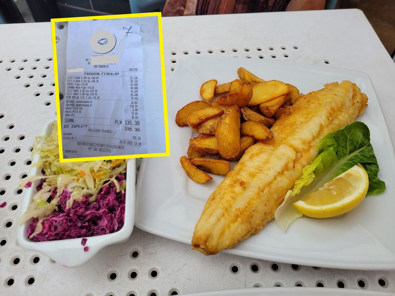 Paragon grozy ze Stegny? Spójrzcie na cenę dorsza