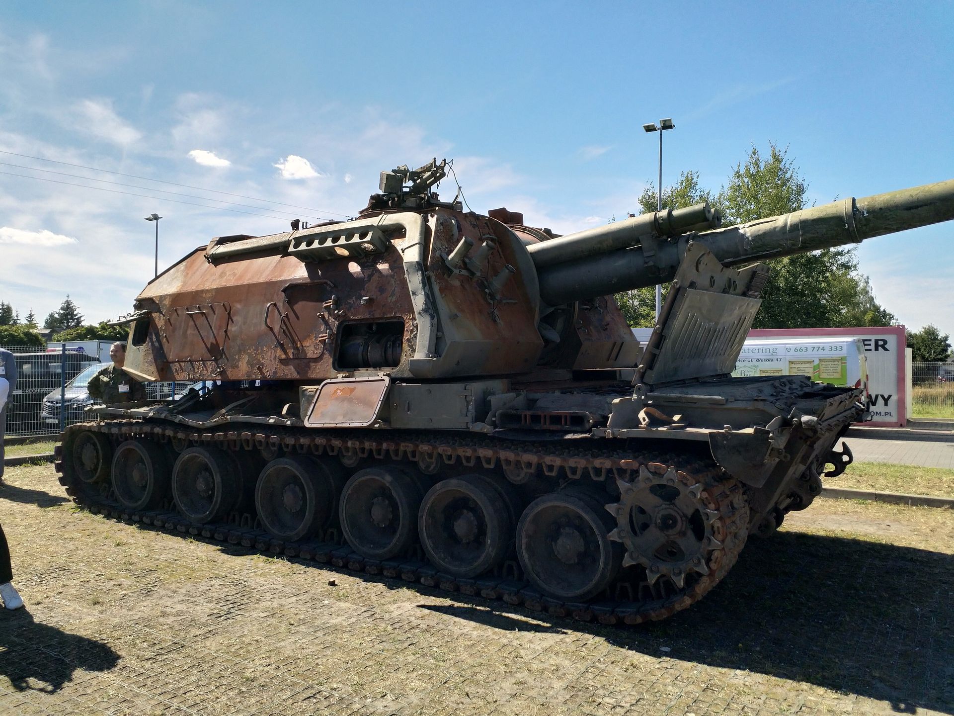 Rosyjskie wraki na MSPO 2022 - Msta-S
