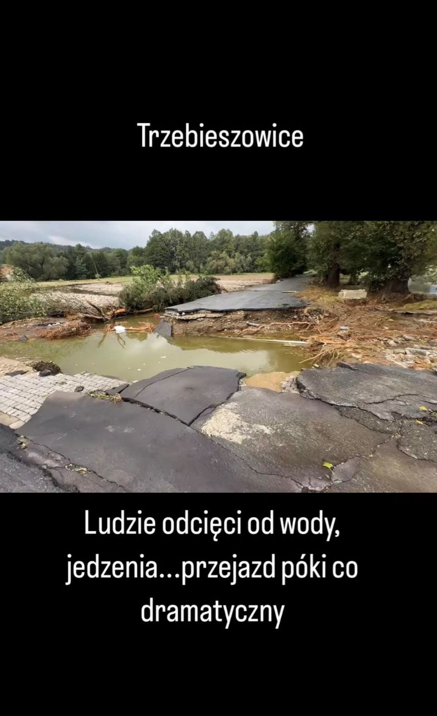 Bardowscy pokazali skutki powodzi na południu Polski