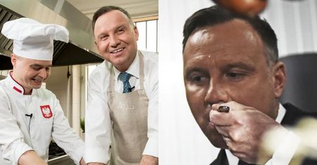 Andrzej Duda piecze... wielkanocne baby: "Umówiłem się z Agatą, że coś zrobię" (FOTO)