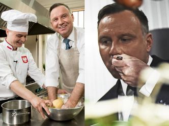 Andrzej Duda piecze... wielkanocne baby: "Umówiłem się z Agatą, że coś zrobię" (FOTO)