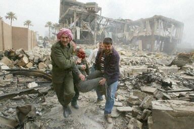 W Bagdadzie zbombardowano dzielnicę mieszkaniową