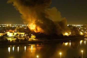 Bagdad w płomieniach