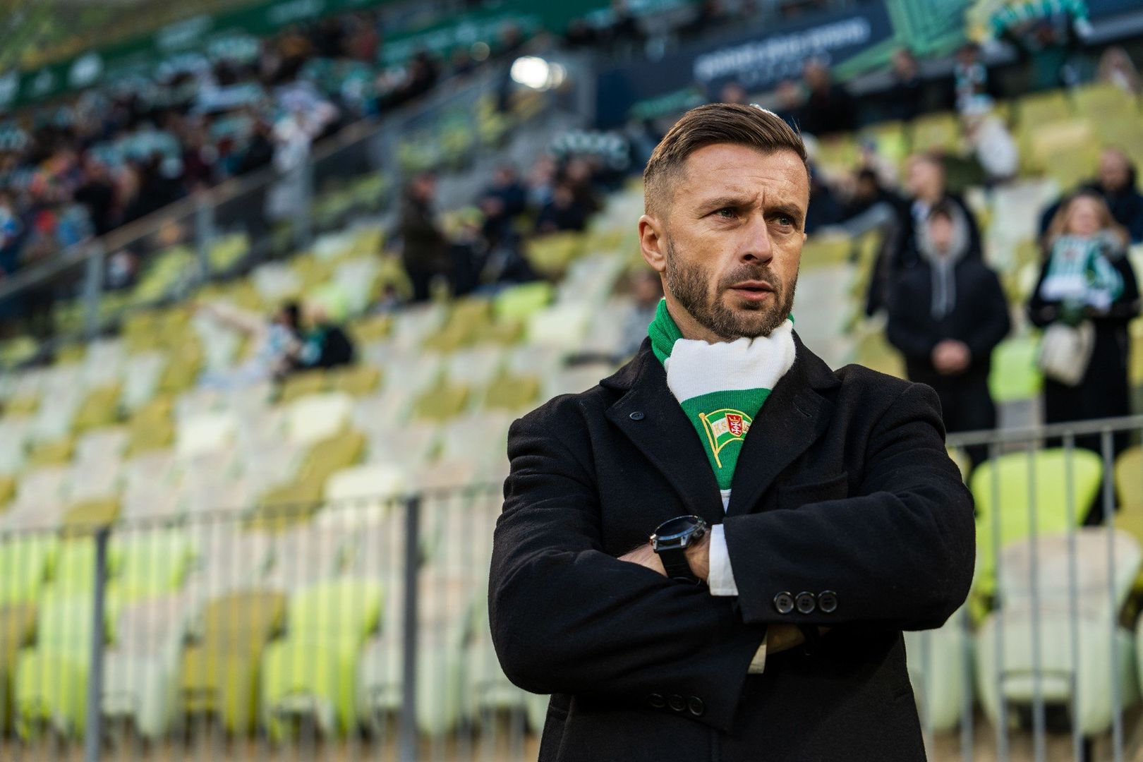 Szymon Grabowski podczas pracy w Lechii Gdańsk