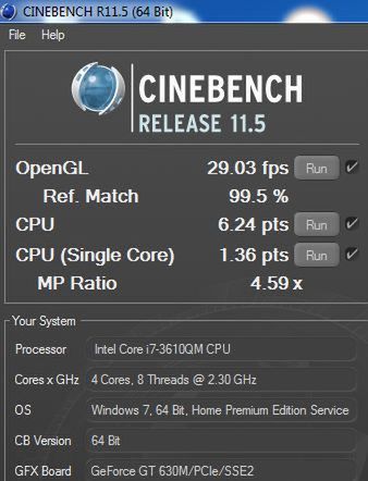 CineBench R11.5 64-bit