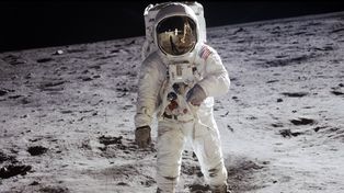 Pierwszy spacer po Księżycu. Oryginał zaginął w archiwach NASA