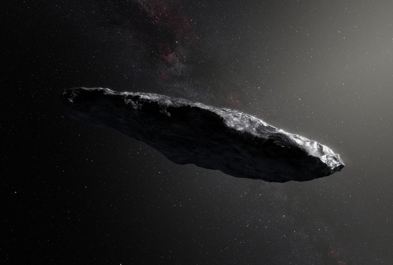 Specjalny zespół z Harvardu będzie szukał pozaziemskich technologii kosmicznych i UFO - Ilustracja przedstawiająca Oumuamuę 