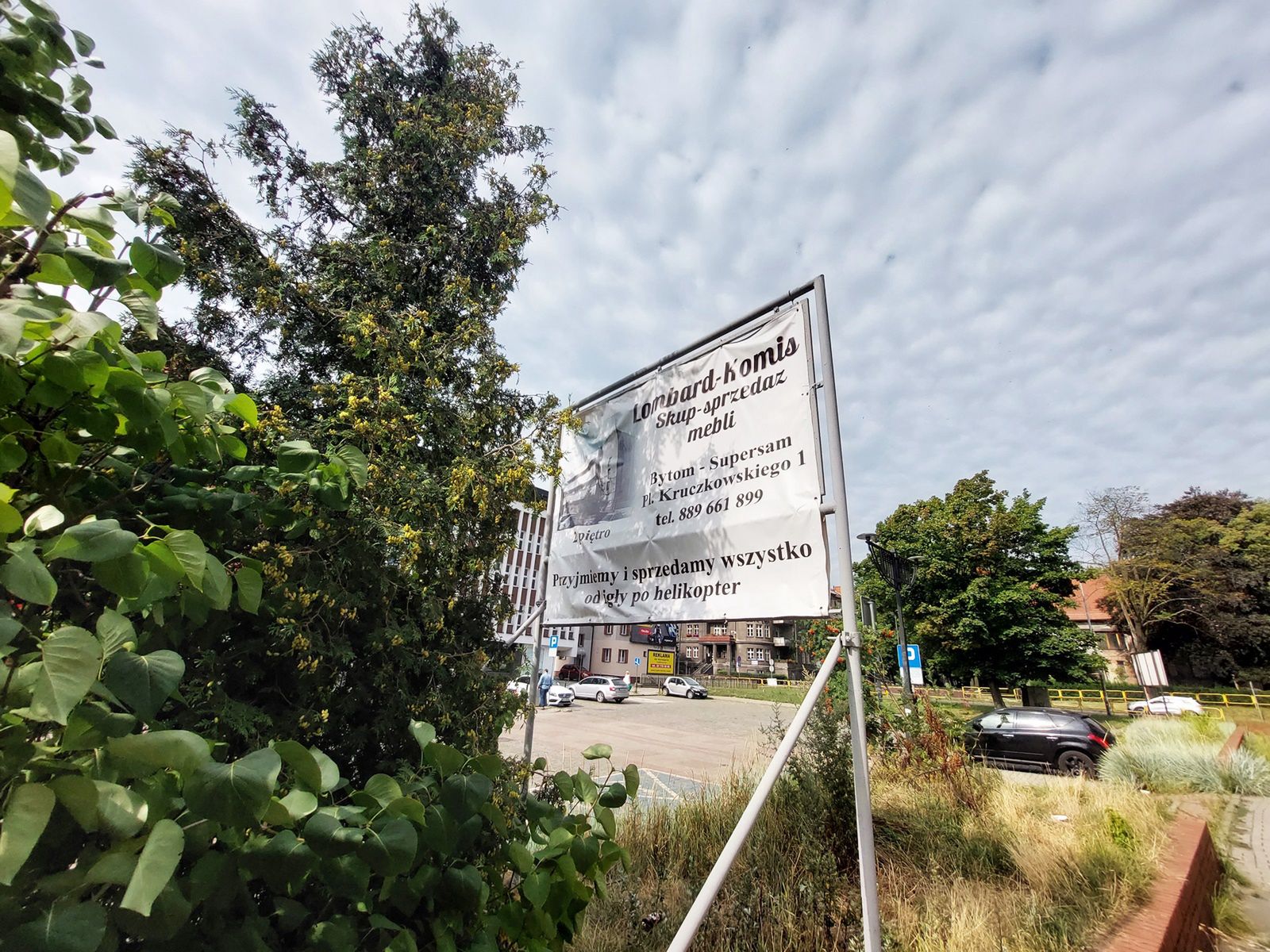 W tym miejscu do niedawna mieścił się lombard Wieśka