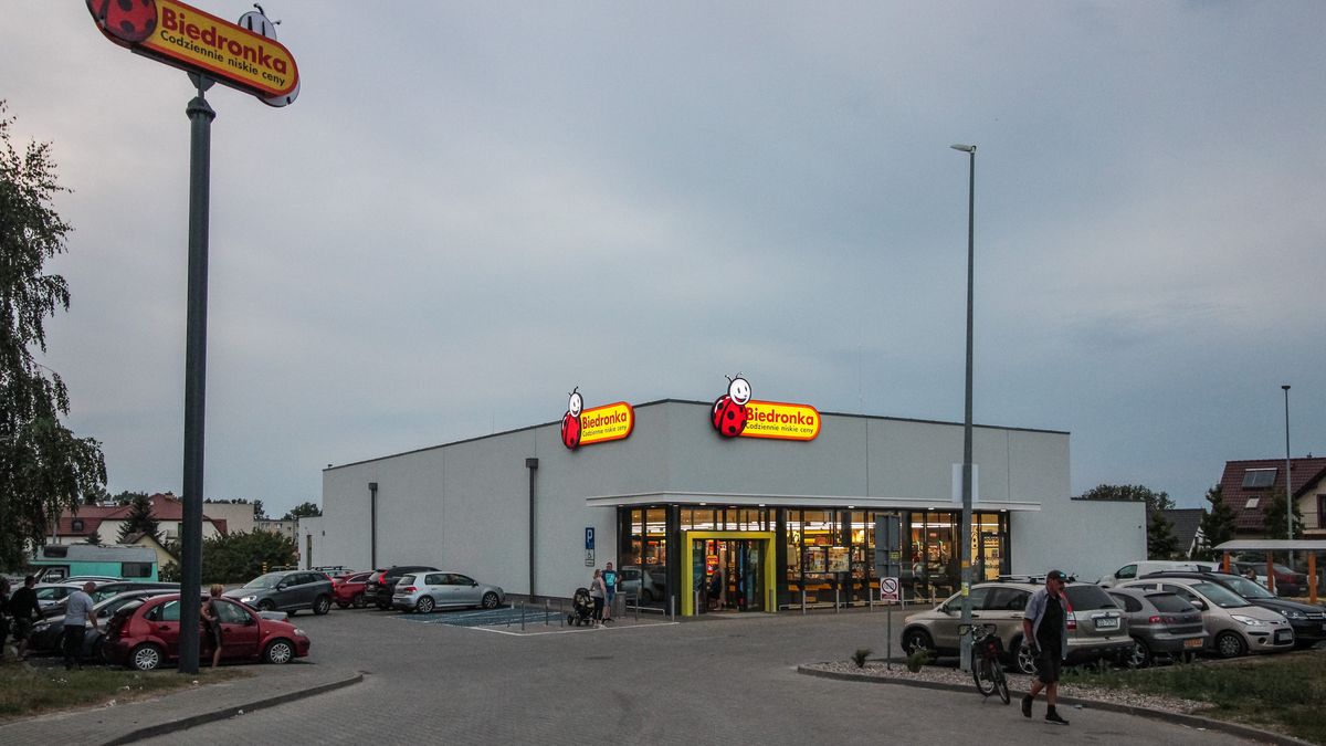 Daily Life In Gdansk, PolandBiedronka grocery store is seen in Gdansk, Poland, on 21 August 2020  (Photo by Michal Fludra/NurPhoto via Getty Images)NurPhotokokoszki, kartuska, trees, fallen trees, biedronka grocery store, michal fludra, nurphoto, outdoor, vehicle