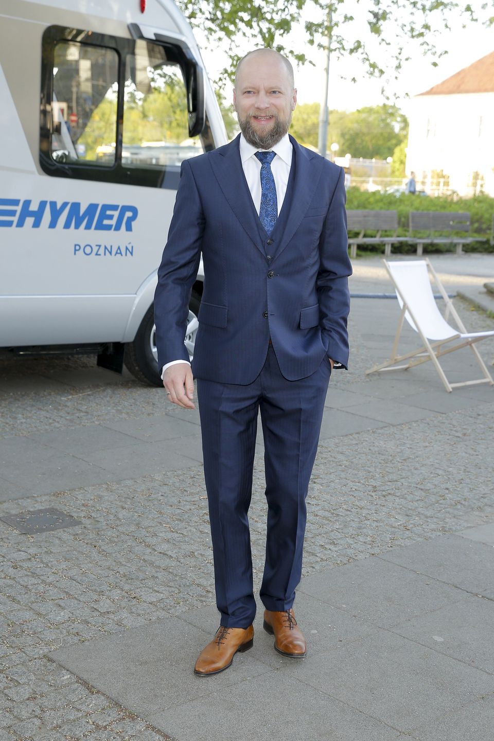 Maciej Stuhr na premierze "Fucking Bornholm" u boku małżonki i znanych znajomych 
