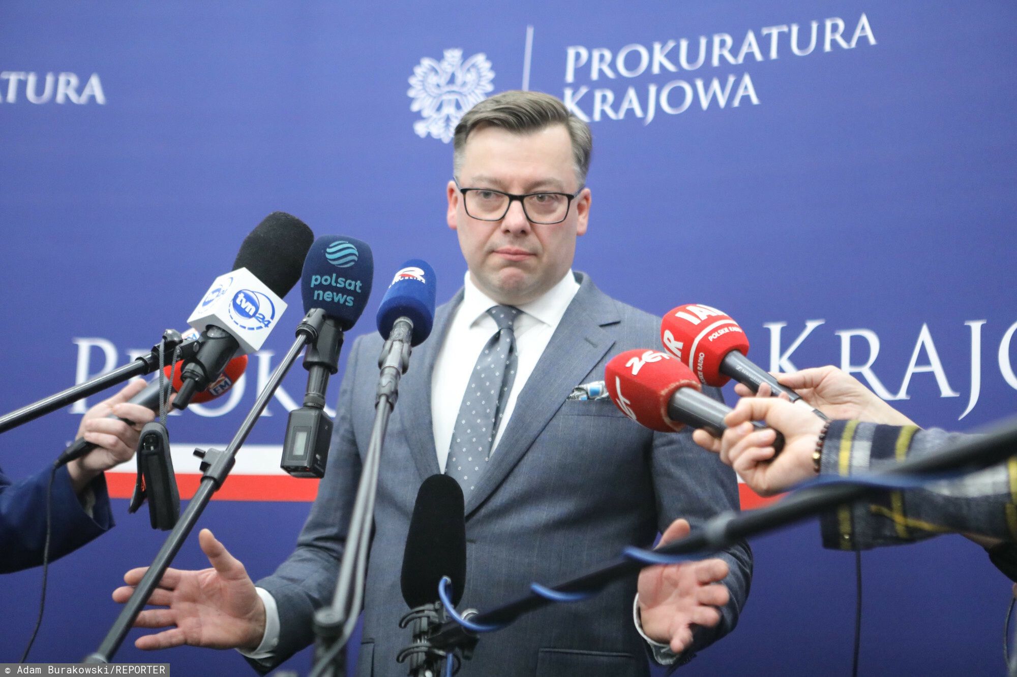 Prokuratura krajowa ws. funduszu sprawiedliwo?ci
27.03.2024 Warszawa Prokuratura krajowa ws. funduszu sprawiedliwosci fot. Adam Burakowski/REPORTER
N/z: Przemyslaw Nowak
Adam Burakowski/REPORTER