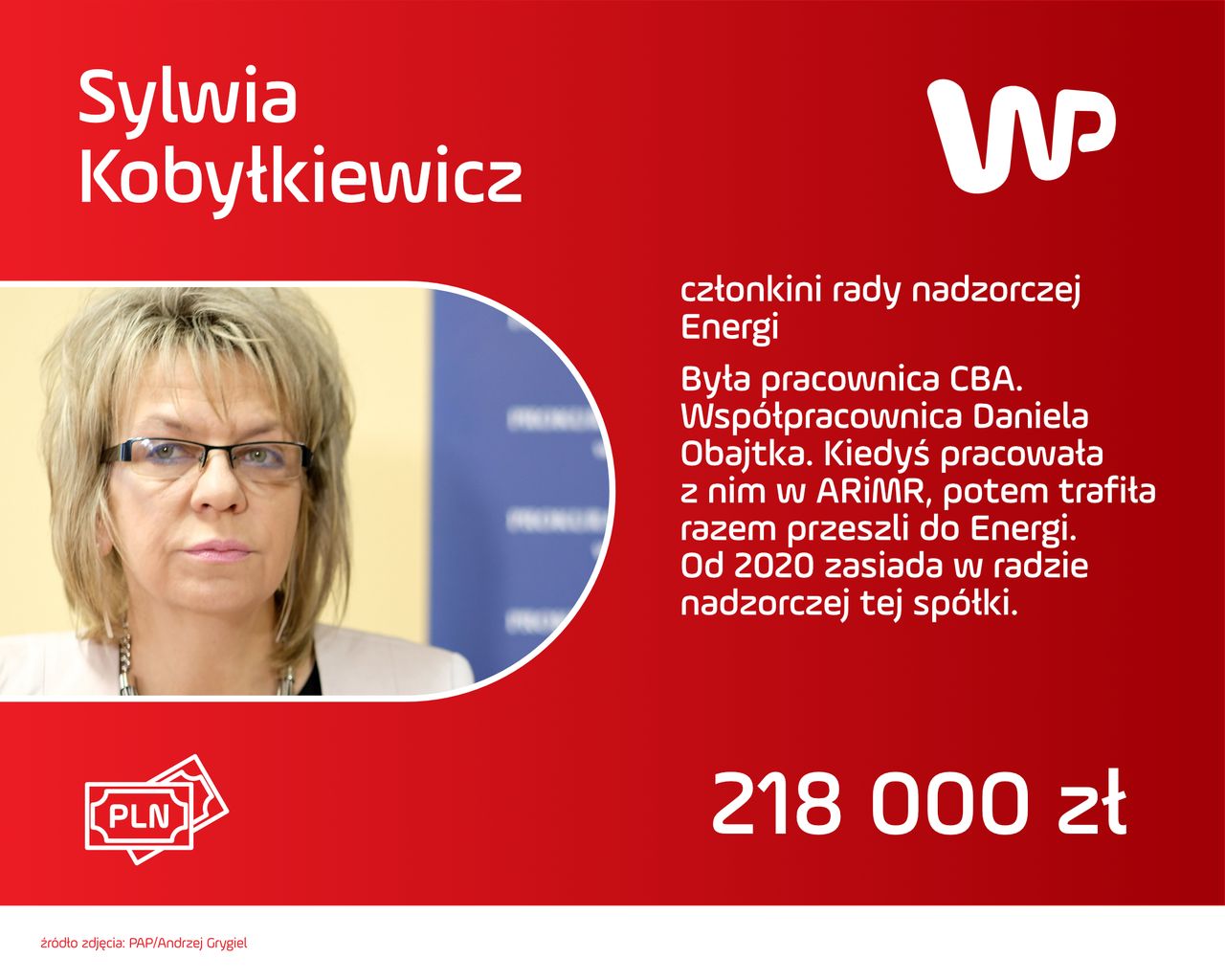 Wynagrodzenia ludzi "Dobrej Zmiany" w giełdowych spółkach: Sylwia Kobyłkiewicz.